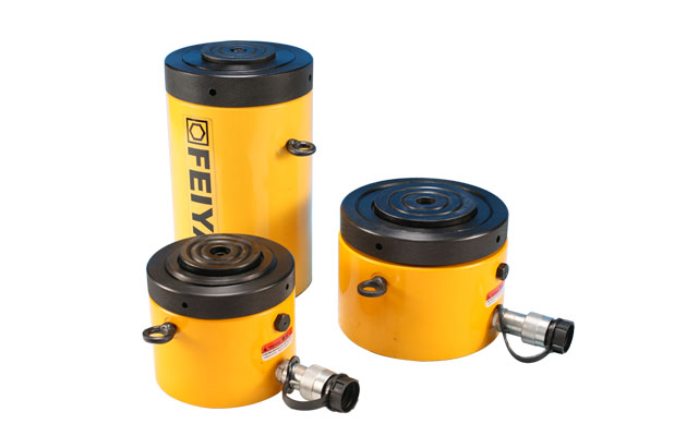 薄型螺母鎖定液壓千斤頂