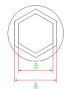 超薄中空式液壓扭矩扳手轉換套示意圖
