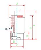 FY-HTB液壓螺栓拉伸器示意圖
