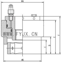 通用液壓螺栓拉伸器示意圖