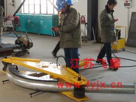 電動液壓彎管機現場使用圖