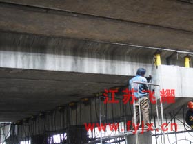 滬寧高速橋梁維修現場圖