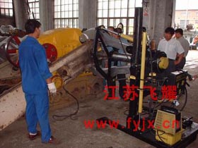 EPH-1002拉拔油田磕頭機(jī)曲柄的拆卸現(xiàn)場圖